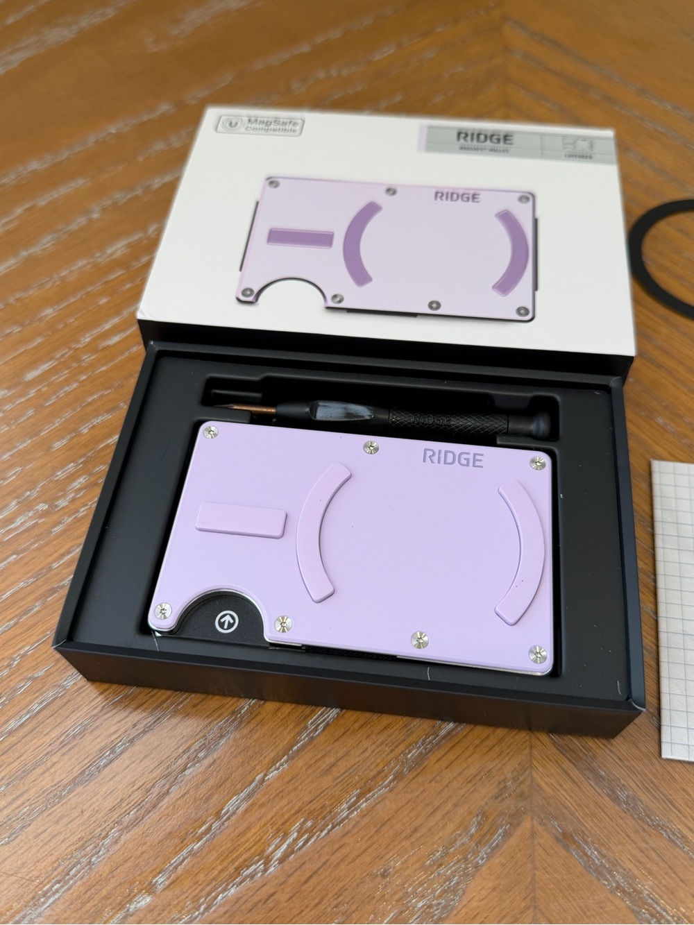 NEW RIDGE Wallet For MagSafe - Lavender - Picture 4 of 8